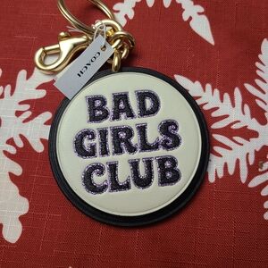 Coach Cream and Black Bag Charm